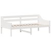 vidaXL Lit de jour sans matelas blanc 75x190 cm bois de pin massif