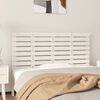 vidaXL Tête de lit murale Blanc 141x3x63 cm Bois massif de pin