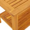 vidaXL Table d'appoint Marron 70 x 40 x 45 cm Bois d'Acacia Massif