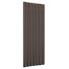 vidaXL Panneaux de toit 12 pcs Acier galvanisé Marron 100x36 cm