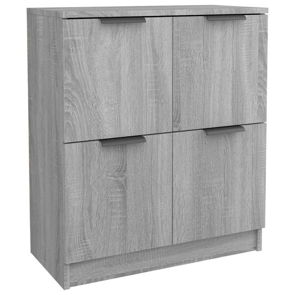 vidaXL Buffet Sonoma gris 60x30x70 cm Bois d'ingénierie