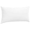 vidaXL Coussins de canap&eacute; 2 pcs Blanc 80 x 40 cm tissu