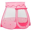 vidaXL Tente de jeu pour enfants avec 250 balles Rose 102x102x82 cm