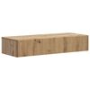vidaXL Table d'appoint murale Ch&ecirc;ne artisanal 87,5 x 34,5 x 17 cm