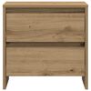 vidaXL Cabinet de chevet 2 pcs Ch&ecirc;ne artisanal 45 x 34 x 44,5 cm