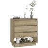 vidaXL Buffet Ch&ecirc;ne sonoma 70x41x75 cm Bois d'ing&eacute;nierie