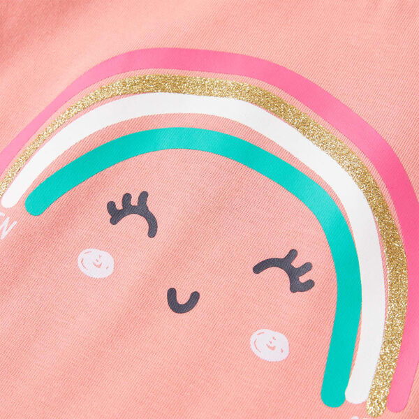 T-shirt pour enfants corail clair 104