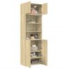 vidaXL Armoire de rangement ch&ecirc;ne sonoma 70x42,5x225 cm