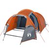 vidaXL Tente de camping tunnel 2 personnes orange imperm&eacute;able