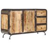 vidaXL Buffet 140x40x80 cm bois d'acacia solide