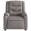 vidaXL Fauteuil inclinable &eacute;lectrique Taupe Tissu