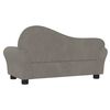 vidaXL Canap&eacute; pour enfants Gris clair Velours