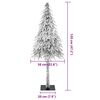 vidaXL Sapin de No&euml;l avec 150 LED Blanc 120 cm PE et Acier