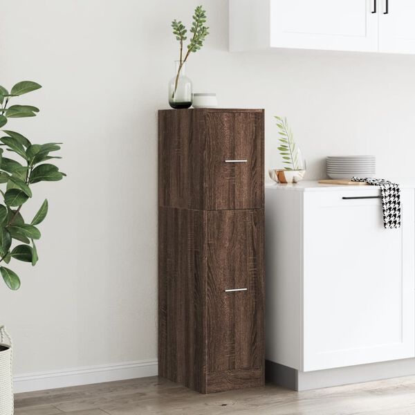 vidaXL Armoire apothicaire chêne marron 30x41x118 cm bois d'ingénierie
