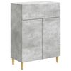 vidaXL Buffet Gris b&eacute;ton 66 x 34,5 x 90 cm Bois d'ing&eacute;nierie