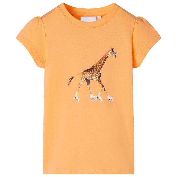 T-shirt pour enfants orange vif 140