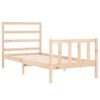 vidaXL Cadre de lit sans matelas 90x190 cm bois de pin massif