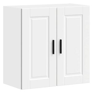 vidaXL Armoire murale de cuisine Porto blanc bois d'ing&eacute;nierie