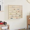 vidaXL Vitrine Murale avec &eacute;tag&egrave;re Beige 60 x 8,5 x 54 cm Contreplaqu&eacute;