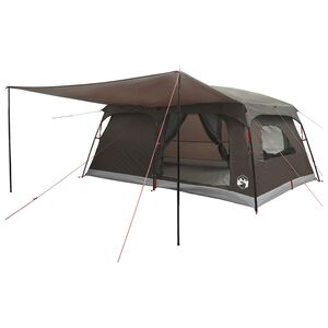 vidaXL Tente familiale avec toit Marron Gris 500 x 400 x 230 cm