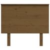 vidaXL Tête de lit Marron miel 94x6x82,5 cm Bois massif de pin