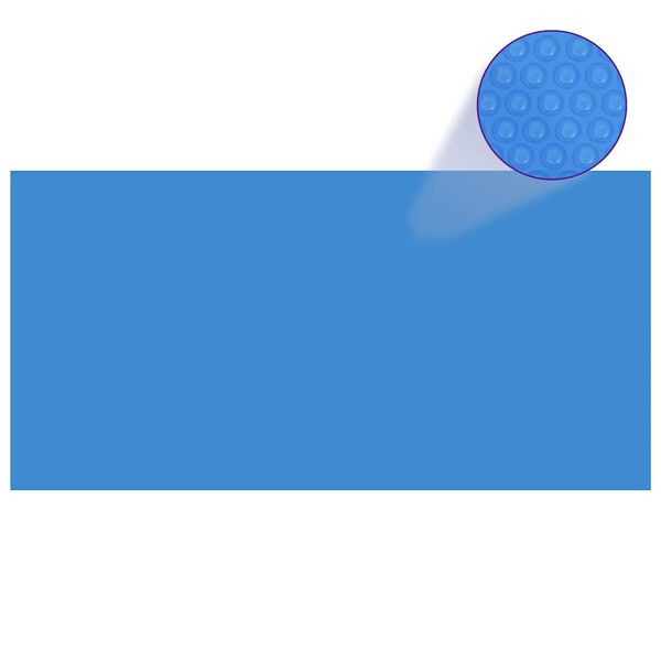 vidaXL Bâche de piscine rectangulaire 549 x 274 cm PE Bleu