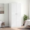 vidaXL Garde-robe Blanc brillant 80x52x180 cm Bois d&rsquo;ing&eacute;nierie