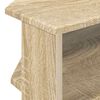 vidaXL MeubleTVd'Angle Ch&ecirc;ne Sonoma 102x40,5x45cm Bois d'ing&eacute;nierie