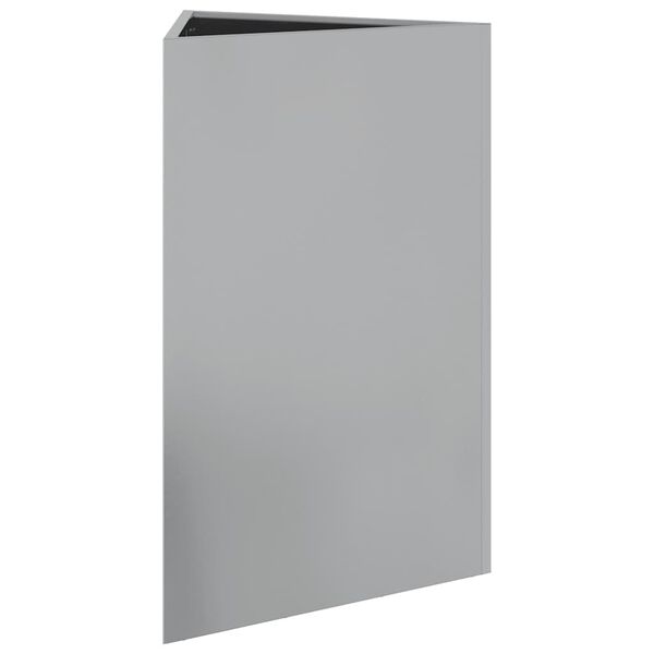 vidaXL Jardini&egrave;re triangulaire 50x43x75 cm acier galvanis&eacute;