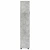 vidaXL Haut Armoire avec &eacute;tag&egrave;re FLORIN Gris b&eacute;ton 60 x 35 x 182 cm