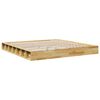 vidaXL Cadre de lit sans matelas 200 x 200 cm en bois massif de ch&ecirc;ne