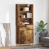 vidaXL Haut Armoire Bois ancien 69,5 x 34 x 180 cm Bois d'ing&eacute;nierie