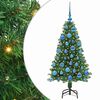 vidaXL Sapin de No&euml;l artificiel Vert 120 cm PVC, Acier et Plastique