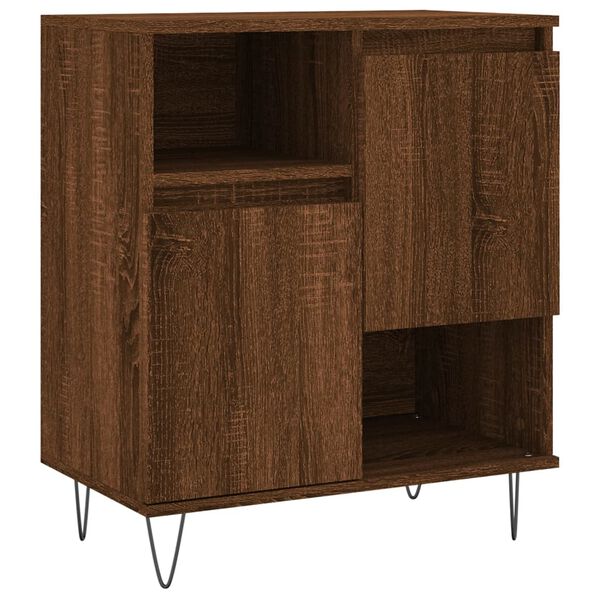 vidaXL Buffet Ch&ecirc;ne marron 60x35x70 cm Bois d'ing&eacute;nierie