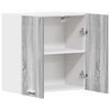 vidaXL Armoire suspendue "Lyon" Gris Sonoma 60 x 31 x 60 cm Bois d'ingénierie