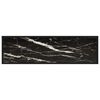 vidaXL Table console Noir 120x35x75 cm Verre tremp&eacute;