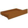 vidaXL Cadre de lit sans matelas marron miel bois massif 160x200 cm