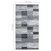vidaXL Tapis BCF Gris 80x150 cm