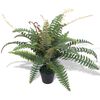 vidaXL Plante artificielle avec pot Foug&egrave;re 60 cm Vert