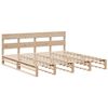 vidaXL Cadre de lit sans matelas 200x200 cm bois massif de pin