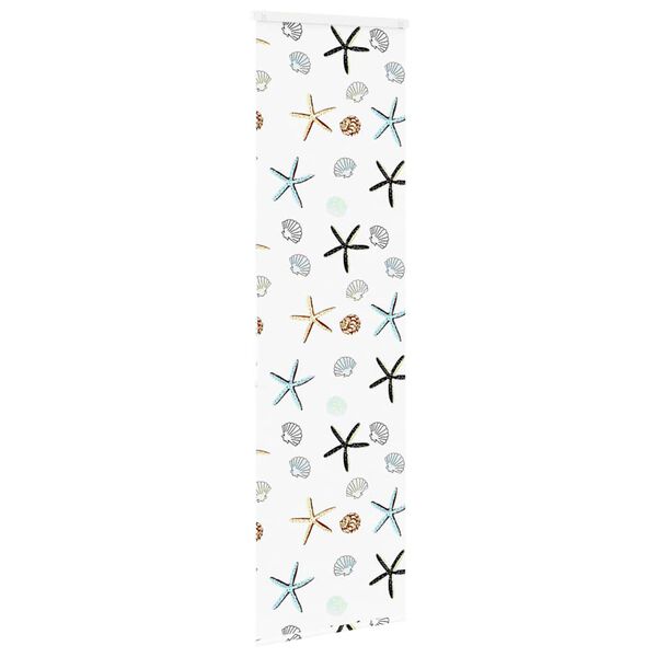 vidaXL Store enrouleur de douche avec cassette largeur du tissu 56 cm