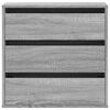 vidaXL Commode d'angle sonoma gris 60x41x58 cm bois d'ingénierie