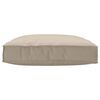 vidaXL Coussin Taupe 80 x 80 x 12 cm Tissu Oxford