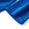 Pantalons pour enfants velours c&ocirc;tel&eacute; bleu cobalt 116
