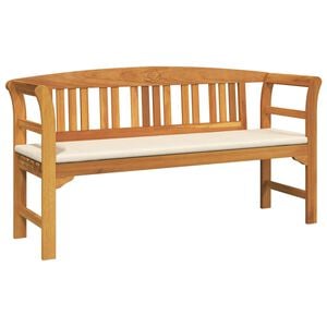 vidaXL Banc rose Naturel 157 x 46 x 82,5 cm Bois d'Acacia Massif