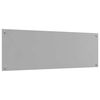 vidaXL Protection de cuisine Gris clair 120 x 40 x 0,6 cm verre trempé