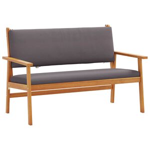 vidaXL Banc de jardin Anthracite Bois d'Acacia Massif