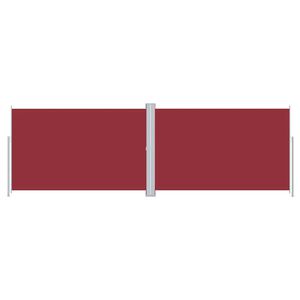 vidaXL Auvent lat&eacute;ral r&eacute;tractable Rouge 220x600 cm