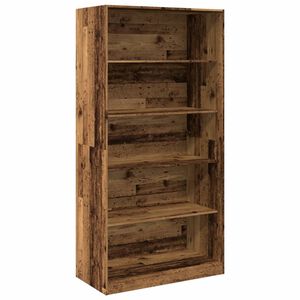 vidaXL Garde-robe vieux bois 100x50x200 cm bois d'ing&eacute;nierie