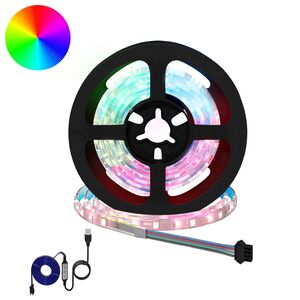 vidaXL Bande LED 2 pc Noir et Transparent Cuivre et plastique